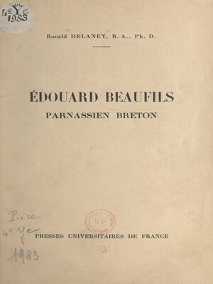 cover image of Édouard Beaufils